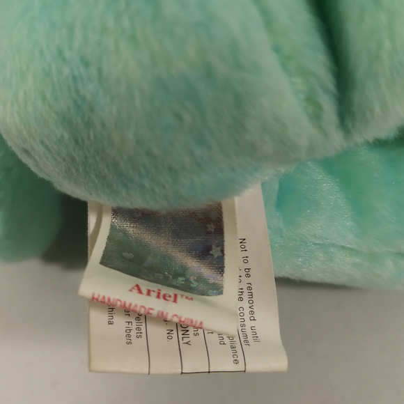 Three Collector Ty Beanie Babies: Cure 2003, The Beginning 2000, Ariel 2000, EUC - Picture 7 of 7